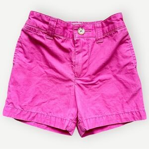Ralph Lauren Polo Baby Boy Kids Cotton Dark Pink Chino Shorts. 9 Months.